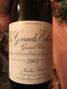 Nicolas Potel Grands Echezeaux 2002